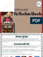 BehaviorReflectionSheets 1