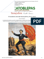 El Socialismo Como Idea Fuerza Política, Ética y Moral, El Catoblepas 144 - 2, 2014