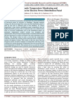 An Automatic Temperature Monitoring and Control System For Electric Power Distribution Panel