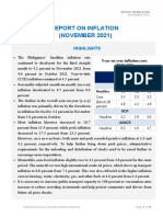 Report On Inflation November - 2021