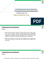 Pertemuan 12. Akuntansi Pembiayaan Musyarakah