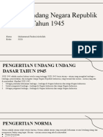 Undang Undang Negara Republik Indonesia Tahun 1945