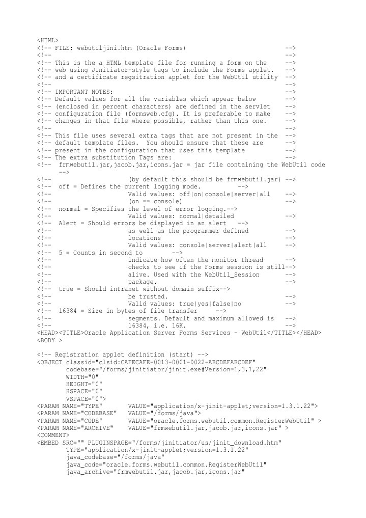 XXE Payloads in Oracle Forms WebUtil | PDF | Java (Programming Language ...