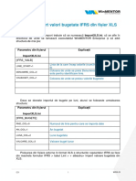 WME - IFRS Valori Bugetate Din XLS (Import in Macheta) (New)