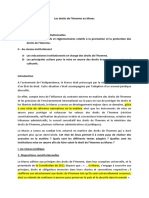 Résumé Les Droits de L'homme Au Maroc