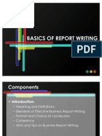 Basics of Report Bcob Modified