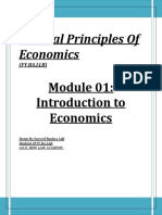 General Principles of Economics (Module-01)