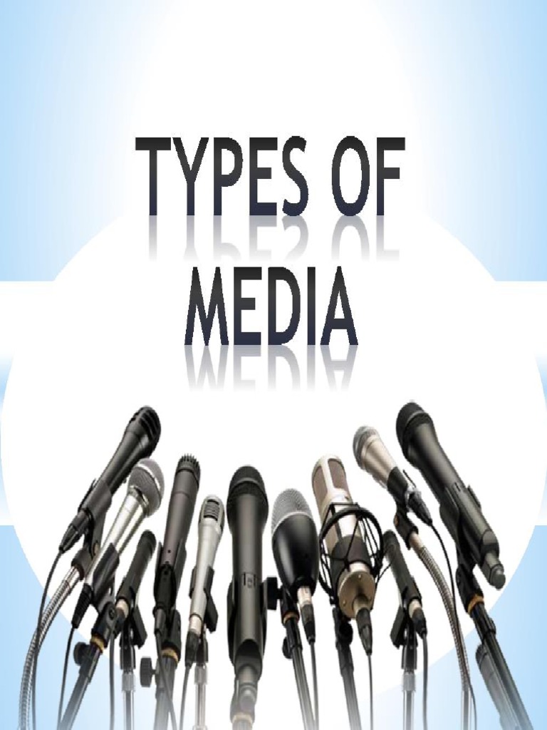 4 Types of Media PDF Mass Media Radio