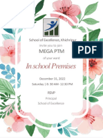Mega PTM Ceremony Invitation