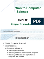 CMPS101: Introduction to Computer Science