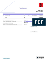 Tax Invoice: Moblie Store