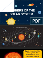 Members of The Solar System