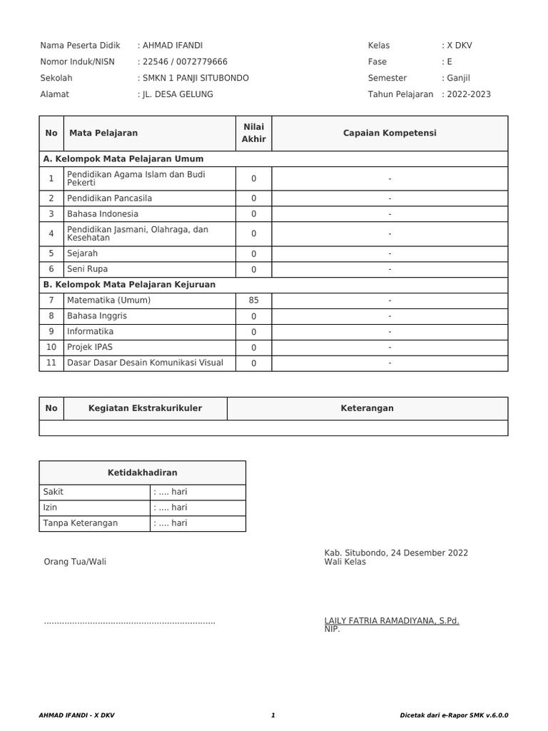 Ahmad Ifandi X Dkv Nilai Pdf