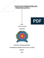 Makalah Tentang Energi Fosil Dan Pemanfataannya