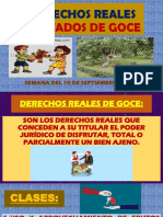 8a CLASE LOS DERECHOS REALES DE GOCE