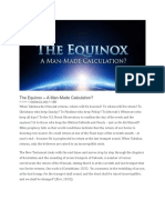 The Equinox - A Man-Made Calculation?