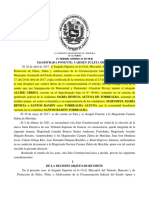 Magistrada revisa desaplicación de artículo del Código Civil