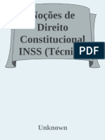 Nocoes de Direito Constituciona - Unknown