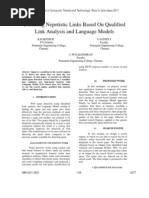 Detecting Nepotistic Links Based On Qualified Link Analysis and Language Models