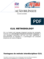 CLIL método interdisciplinar ensino bilingue