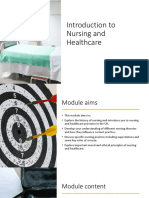 Introduction To Nursing and Healthcare 22223