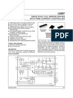 Datasheet - DMOS DUAL FULL BRIDGE DRIVER