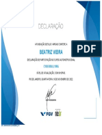 Certificado FGV