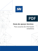 Guía de Apoyo Técnico A Usuarios de Información Estadística