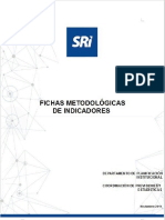 Fichas Metodológicas de Indicadores