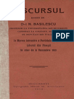 Discursul: D-I N. Basilescu
