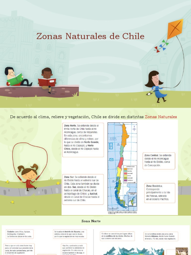 Zonas Naturales de Chile: Climas y Relieves | PDF
