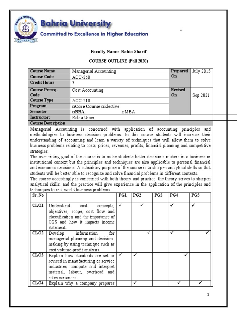 MA Outline 29092022 010522pm | PDF | Budget | Business
