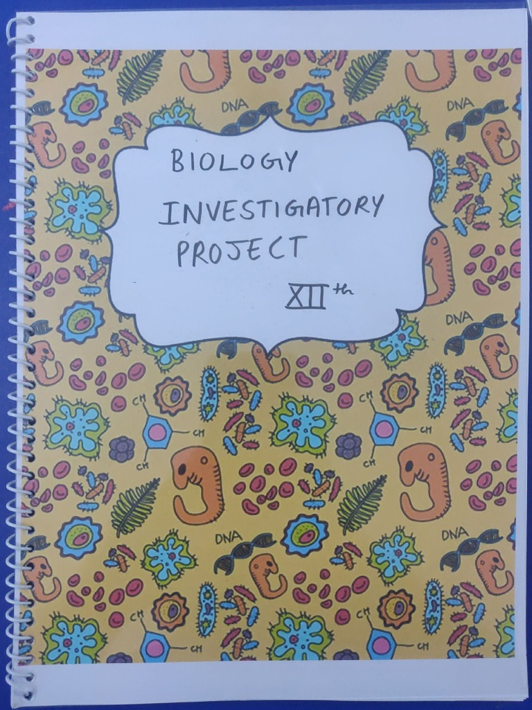 Biology Investigatory Project PDF