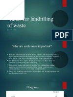 Taxes On Landfilled Waste-Kamil Issa