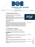 Boletín Oficial Del Estado: I. Disposiciones Generales