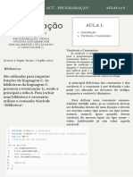 Introdução à programação em C - Variáveis, constantes, printf e scanf