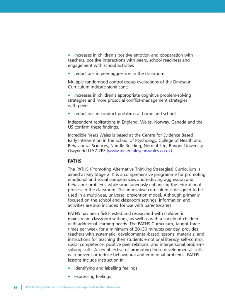 practical-approaches-to-behaviour-management-in-the-classroom-a
