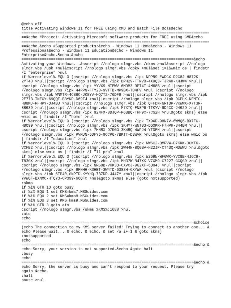 activate-windows-11-free-with-cmd-pdf-microsoft-windows-computing