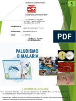 Diapositiva de La Malaria