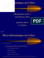 Micro Informatique Au Cellier: Vidéogramme Séance 3 Du 29 Février 2012 Première Partie Le Clavier