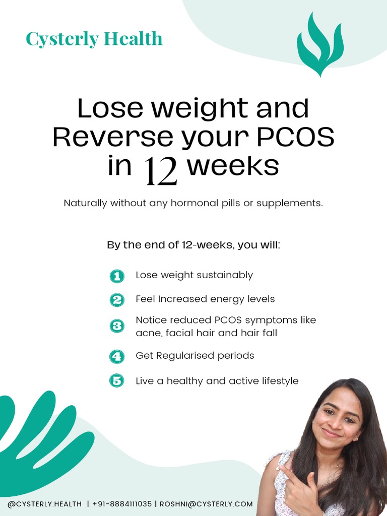 A 12Week Program to Help Lose Weight, Reverse PCOS Symptoms, and