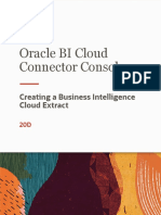 Creating A Business Intelligence Cloud Extract