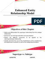 The Enhanced Entity Relationship Model