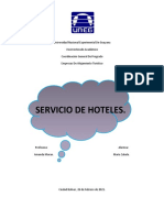 Servicio de Hoteles.