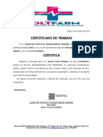 Certificado Aymar