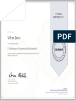 Successfully Completed C Programming Fundamentals Course