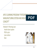 APO E Learning Integrating Lean MFG System With Ind 4 (M9)