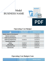 Budgeting Model Spreadsheet Business Infographics by Slidesgo