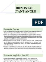CP 1-6 - PPT - Horizontal Sextant Angle