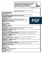 Planejamento Semanal - MATEMÁTICA 14 DE NOVEMBRO A 28 DE NOVEMBRO A 09 de Dezembro